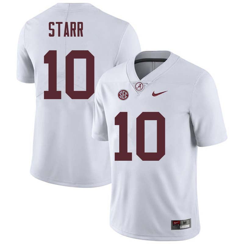 Men's #10 Bart Starr Alabama Crimson Tide Football Jersey