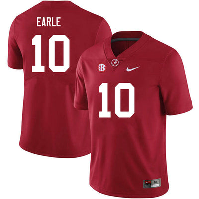 Men's #10 JoJo Earle Alabama Crimson Tide Football Jersey