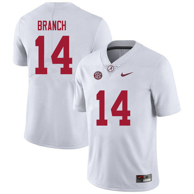 Men's #14 Brian Branch Alabama Crimson Tide Football Jersey