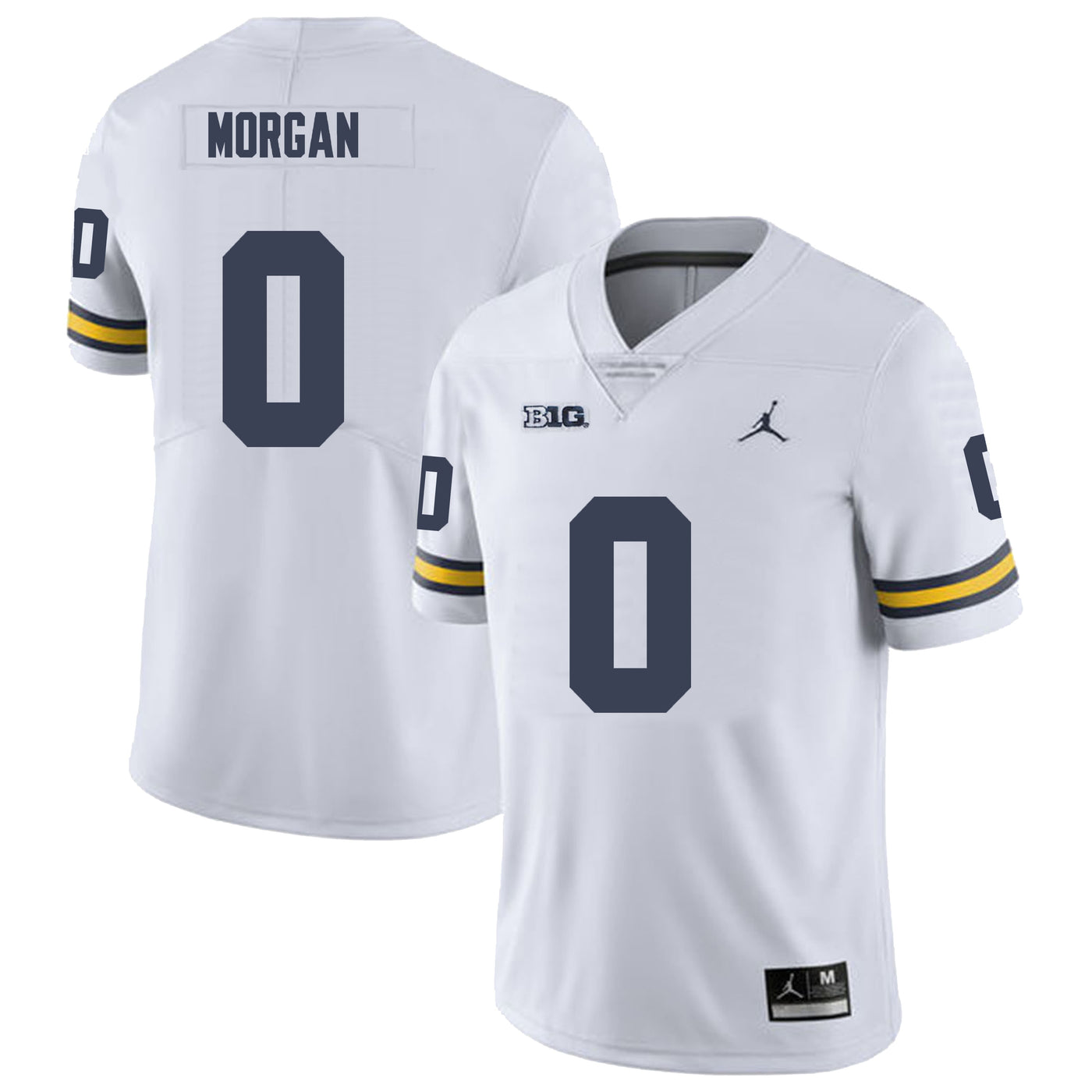 Men’s  #0 Semaj Morgan Michigan Wolverines Football Jersey