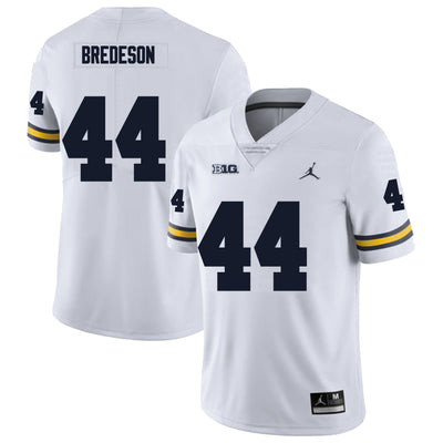 Men’s #44 Max Bredeson Michigan Wolverines Football Jersey