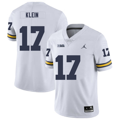 Men’s  #17 Marlin Klein Michigan Wolverines Football Jersey