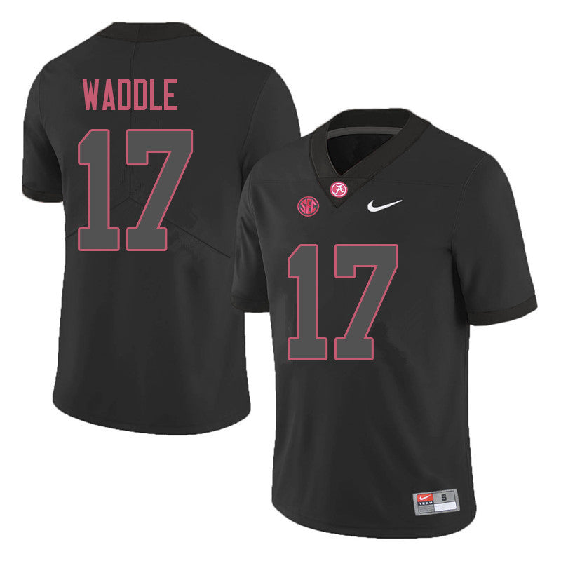 Men's #17 Jaylen Waddle Alabama Crimson Tide Football Jersey