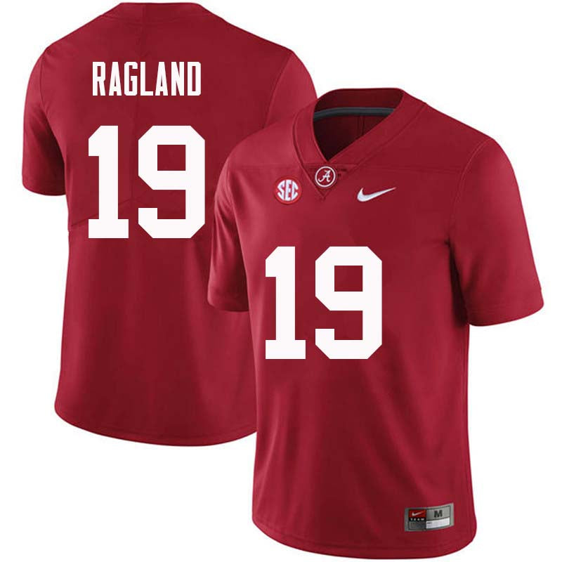 Men's #19 Reggie Ragland Alabama Crimson Tide Football Jersey