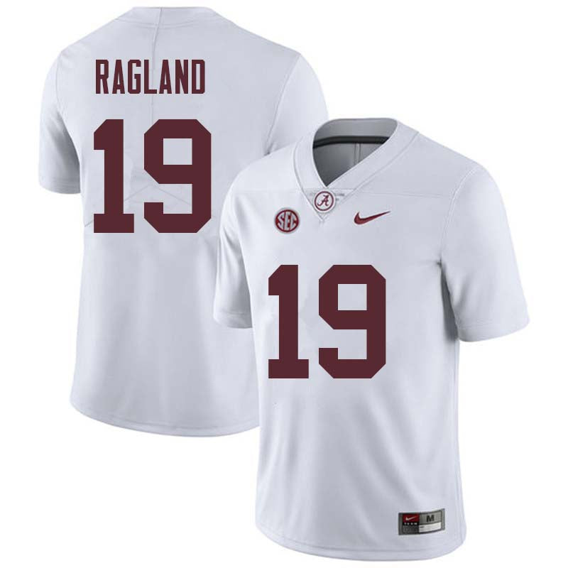 Men's #19 Reggie Ragland Alabama Crimson Tide Football Jersey