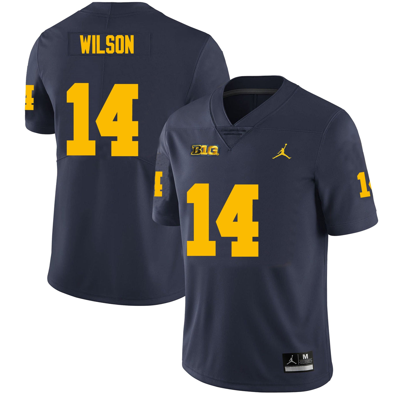 Men’s  #14 Roman Wilson Michigan Wolverines Football Jersey