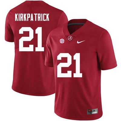 Men's #21 Dre Kirkpatrick Alabama Crimson Tide Football Jersey