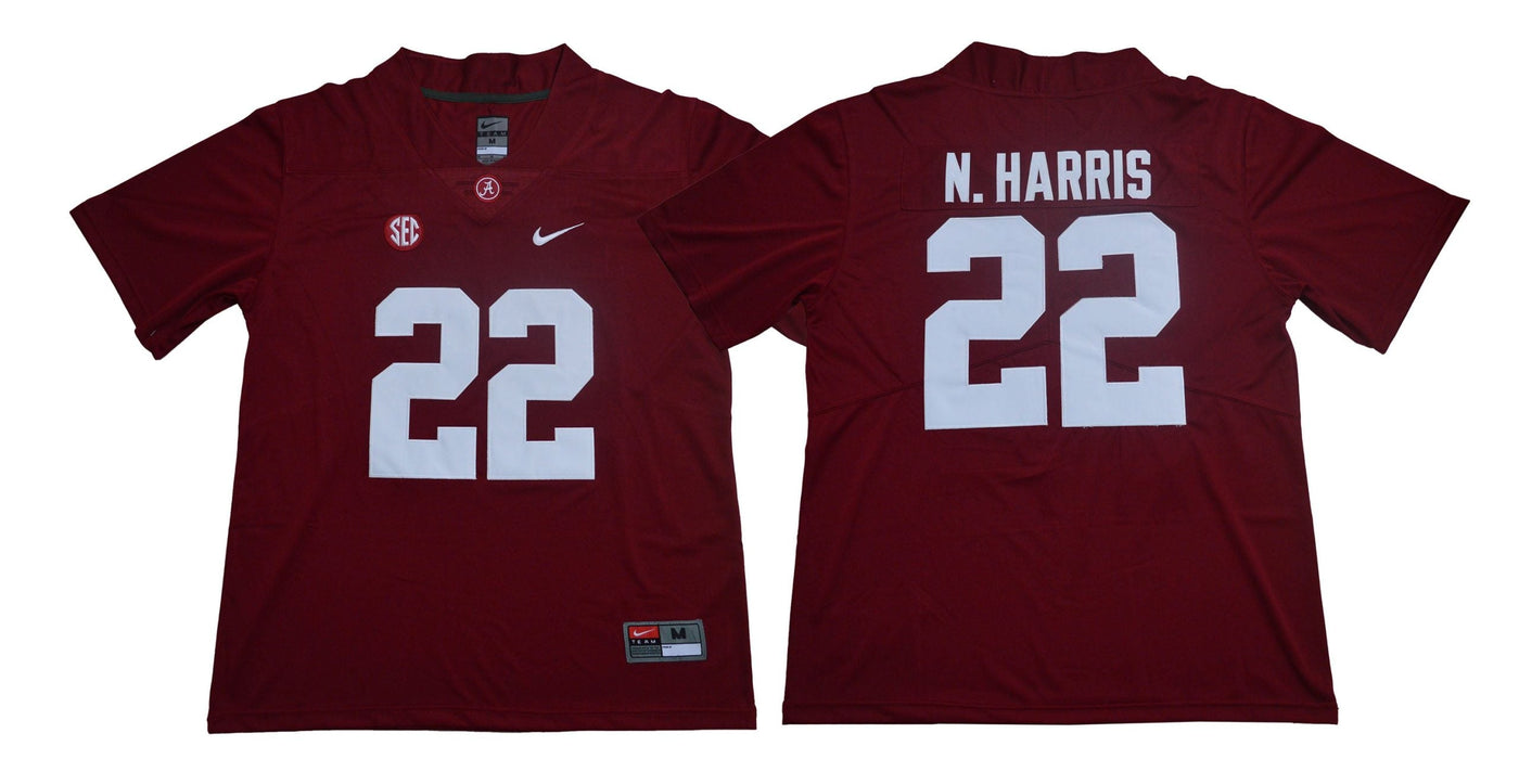 Men's #22 Najee Harris Alabama Crimson Tide Football Jersey