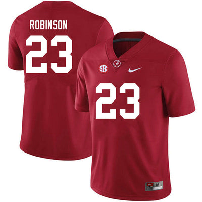 Men's #23 Jahquez Robinson Alabama Crimson Tide Football Jersey