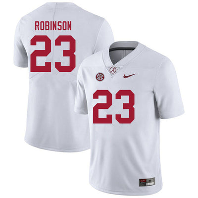 Men's #23 Jahquez Robinson Alabama Crimson Tide Football Jersey