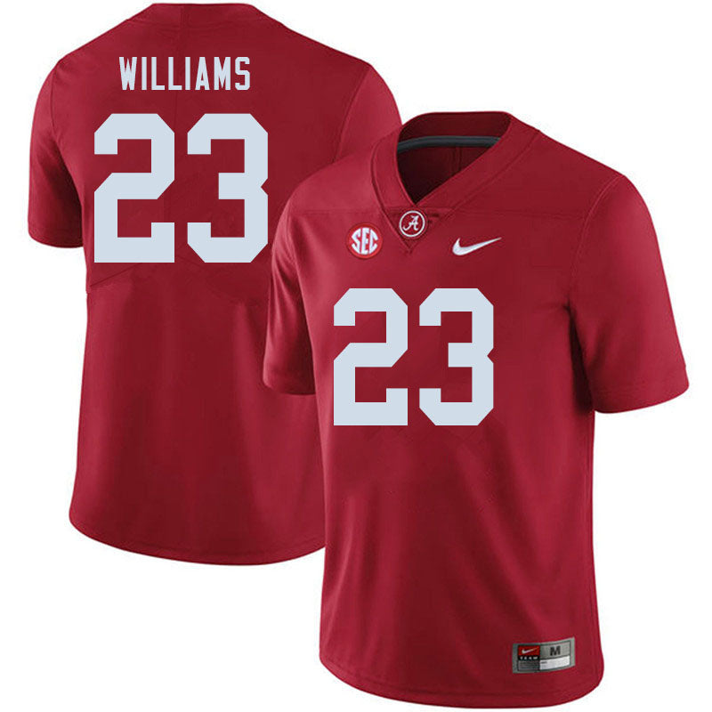 Men's #23 Roydell Williams Alabama Crimson Tide Football Jersey