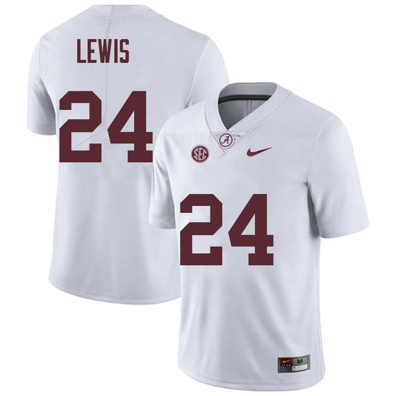 Men's #24 Terrell Lewis Alabama Crimson Tide Football Jersey