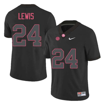 Men's #24 Terrell Lewis Alabama Crimson Tide Football Jersey