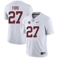Men's #27 Jerome Ford Alabama Crimson Tide Football Jersey