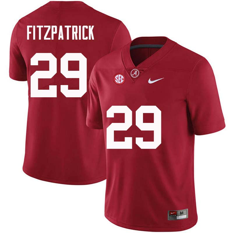Men's #29 Minkah Fitzpatrick Alabama Crimson Tide  Football Jersey