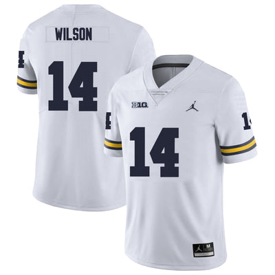 Men’s  #14 Roman Wilson Michigan Wolverines Football Jersey