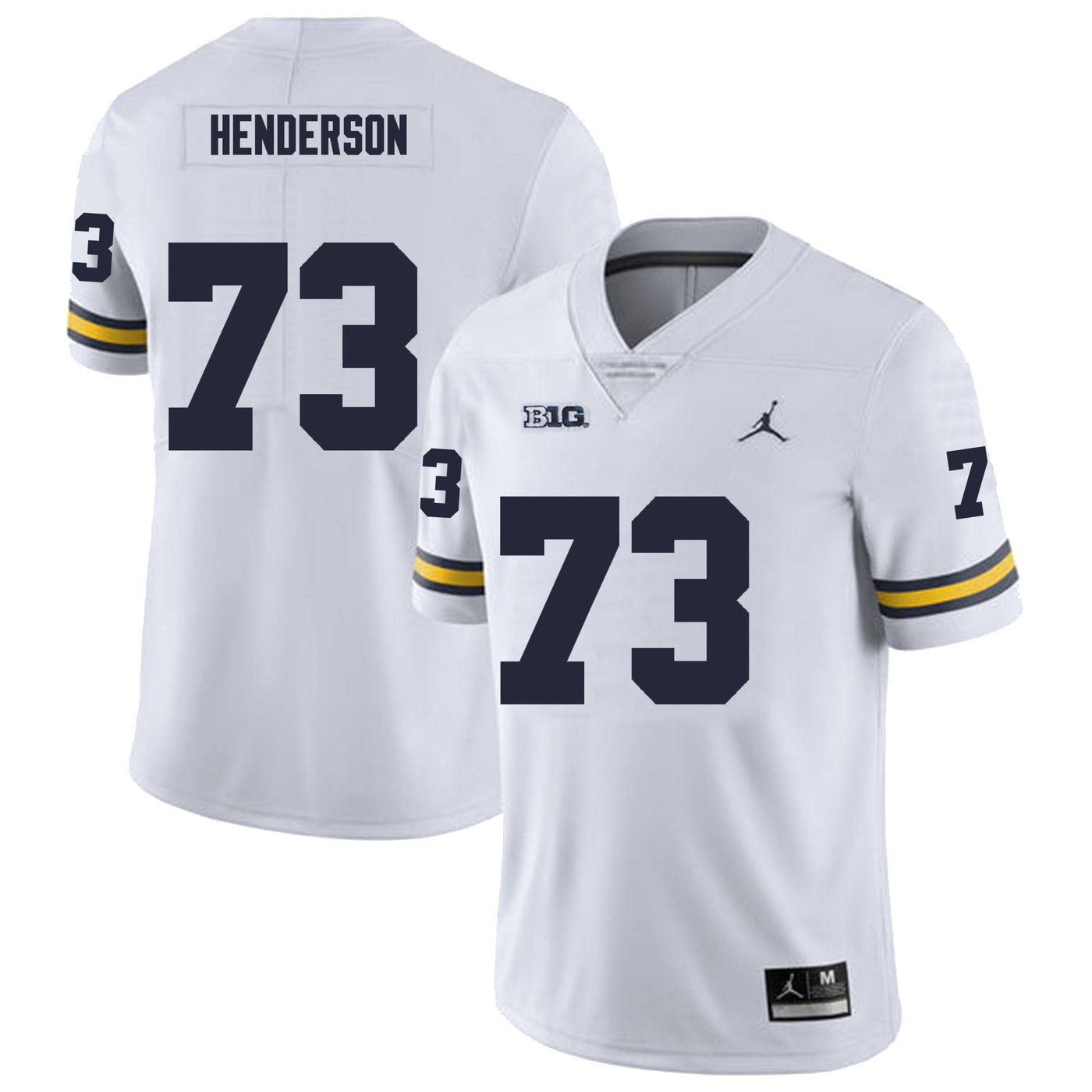 Men’s #73 LaDarius Henderson Michigan Wolverines  Football Jersey