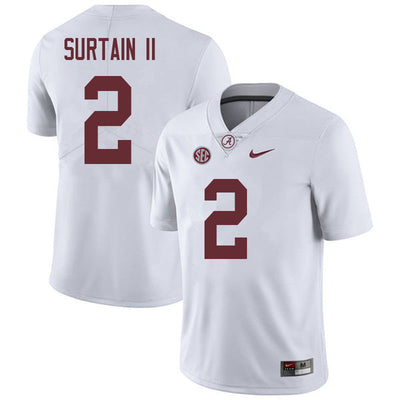 Men's #2 Patrick Surtain II Alabama Crimson Tide Football Jersey