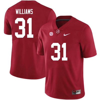 Men's #31 Shatarius Williams Alabama Crimson Tide Football Jersey