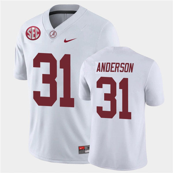 Men's #31 Will Anderson Alabama Crimson Tide Football Jersey