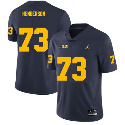 Men’s #73 LaDarius Henderson Michigan Wolverines  Football Jersey