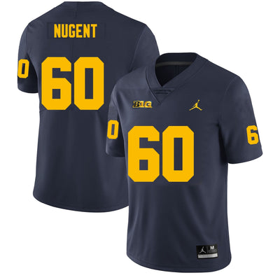 Men’s #60 Drake Nugent Michigan Wolverines Football Jersey