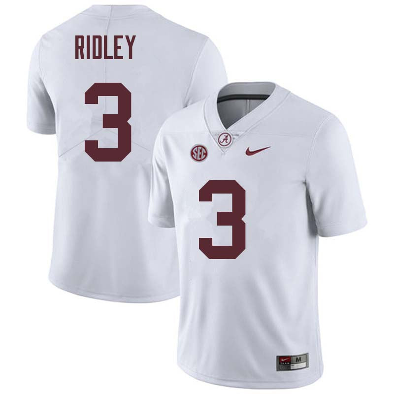 Men's #3 Calvin Ridley Alabama Crimson Tide Football Jersey