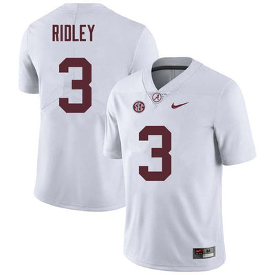 Men's #3 Calvin Ridley Alabama Crimson Tide Football Jersey