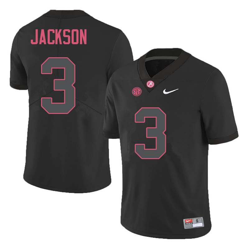 Men's #3 Kareem Jackson Alabama Crimson Tide Football Jersey