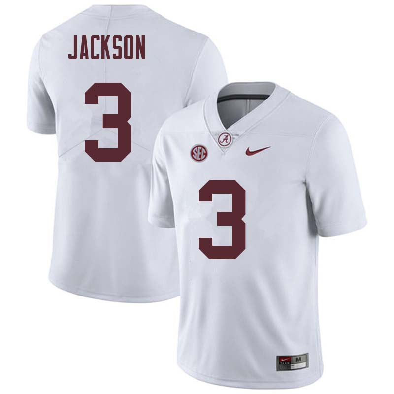 Men's #3 Kareem Jackson Alabama Crimson Tide Football Jersey