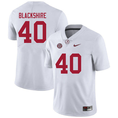 Men's #40 Kendrick Blackshire Alabama Crimson Tide Football Jersey