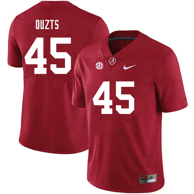 Men's #45 Robbie Ouzts Alabama Crimson Tide Football Jersey