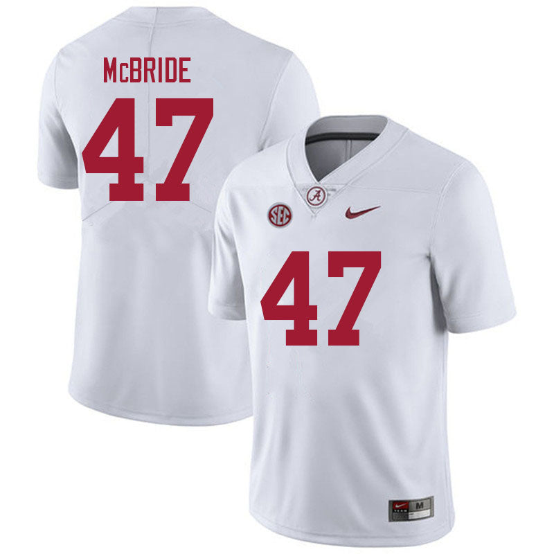 Men's #47 Jacobi McBride Alabama Crimson Tide Football Jersey