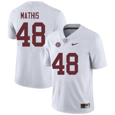 Men's #48 Phidarian Mathis Alabama Crimson Tide Football Jersey