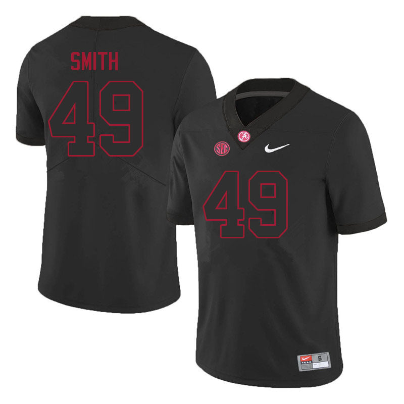 Men's  #49 Jordan Smith Alabama Crimson Tide Football Jersey