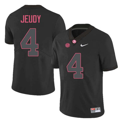 Men's #4 Jerry Jeudy Alabama Crimson Tide Football Jersey