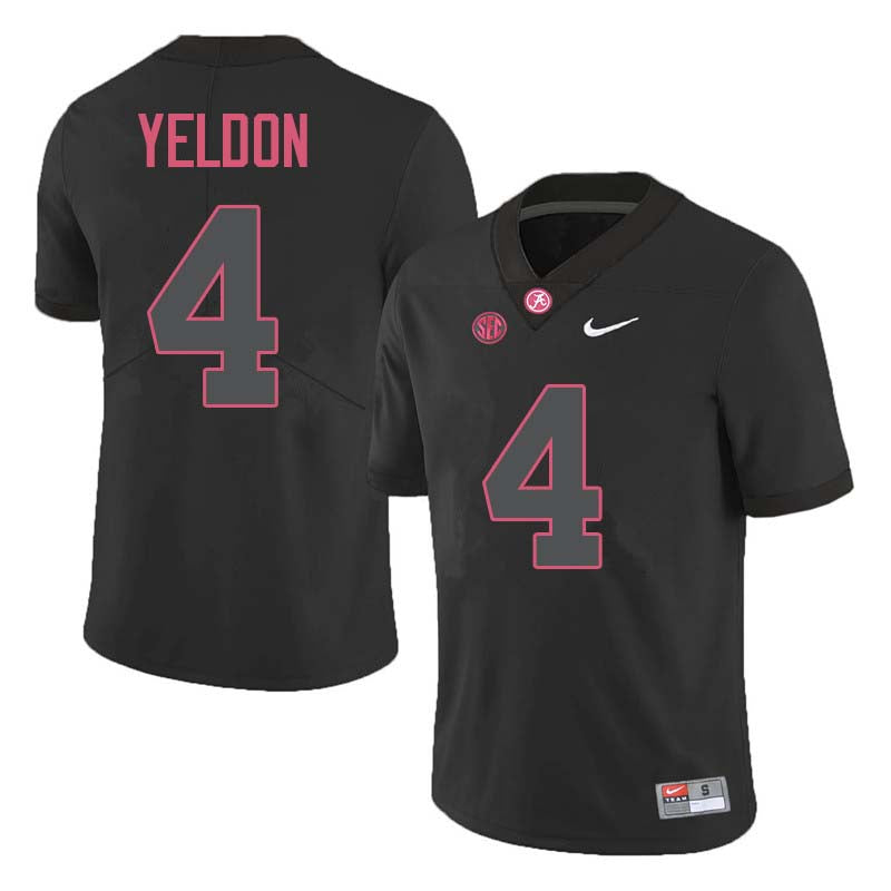 Men's #4 T.J. Yeldon Alabama Crimson Tide Football Jersey
