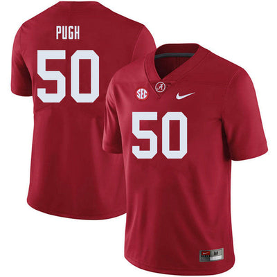Men's #50 Gabe Pugh Alabama Crimson Tide Football Jersey