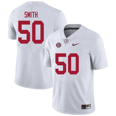 Men's #50 Tim Smith Alabama Crimson Tide  Football Jersey