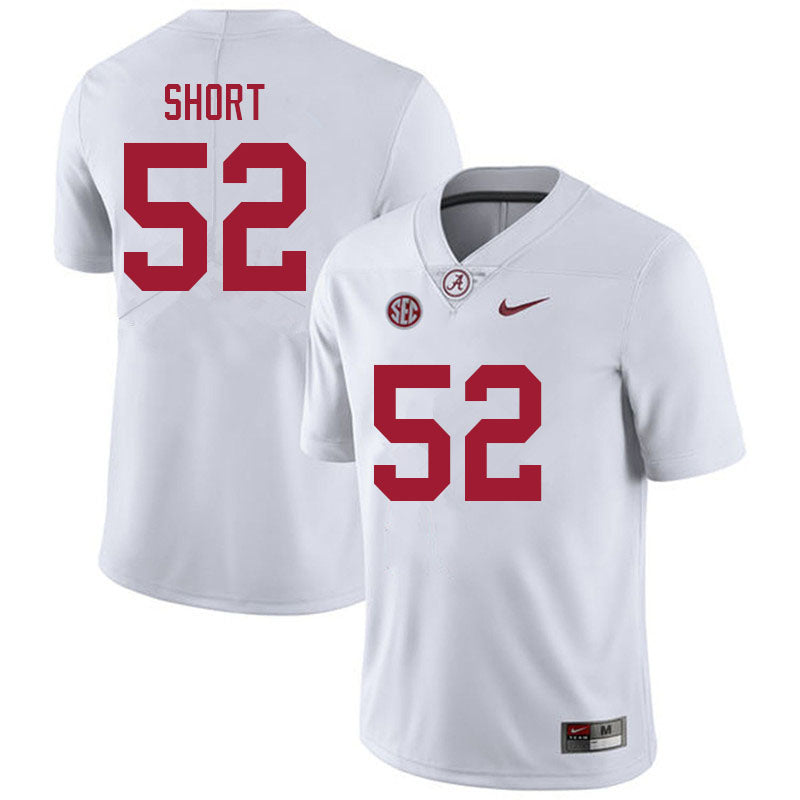 Men's #52 Carter Short Alabama Crimson Tide Football Jersey