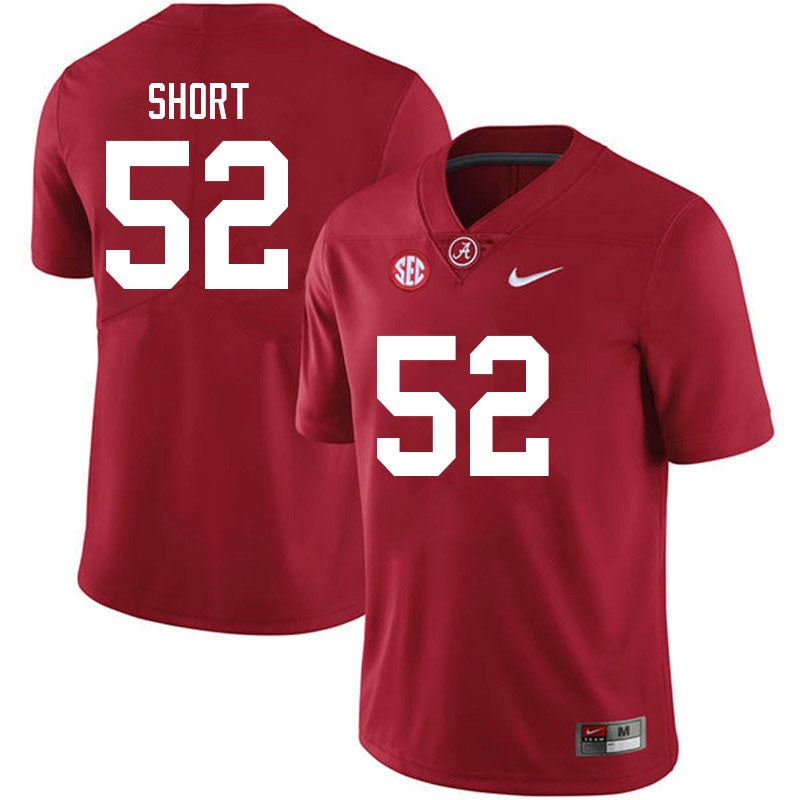 Men's #52 Carter Short Alabama Crimson Tide Football Jersey