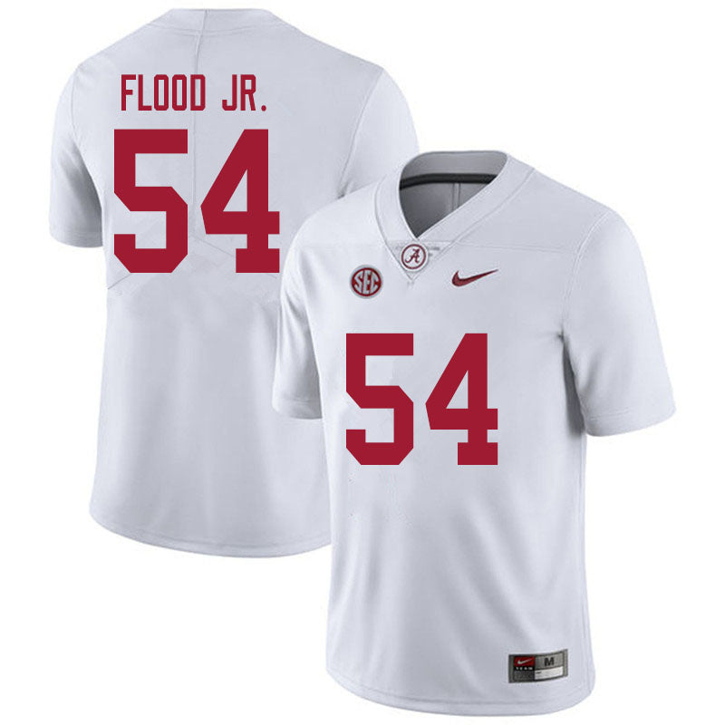 Men's #54 Kyle Flood Jr. Alabama Crimson Tide Football Jersey