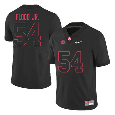 Men's #54 Kyle Flood Jr. Alabama Crimson Tide Football Jersey