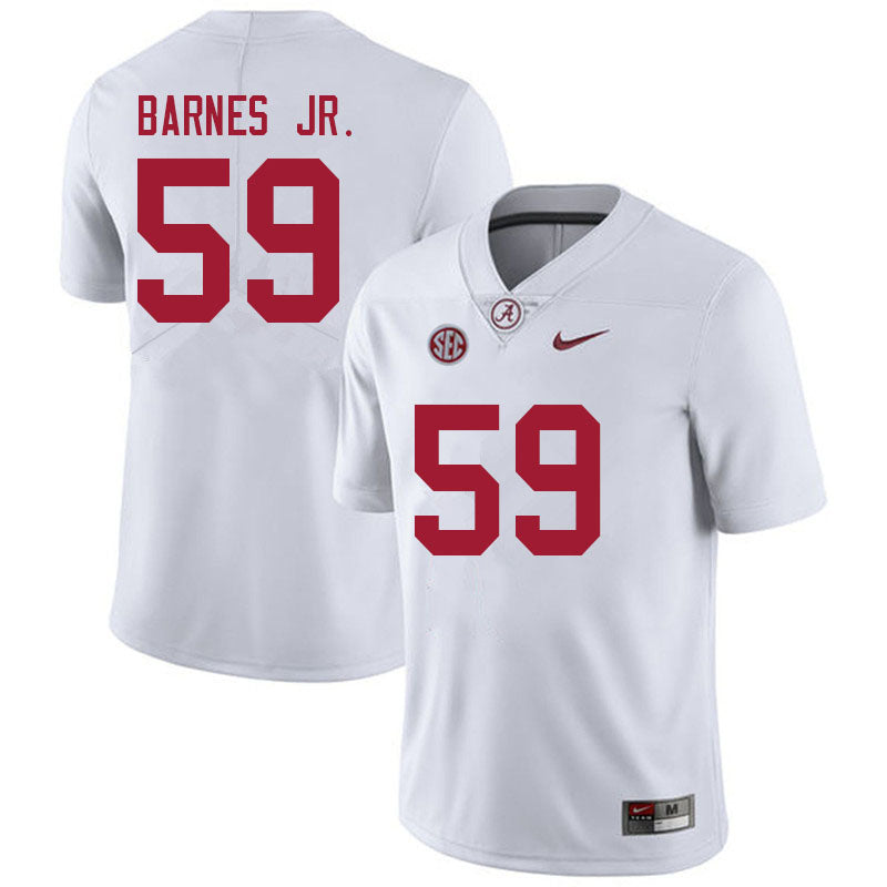 Men's  #59 Anquin Barnes Jr. Alabama Crimson Tide Football Jersey