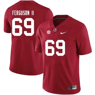 Men's  #69 Terrence Ferguson II Alabama Crimson Tide Football Jersey
