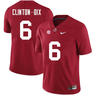 Men's #6 Ha Ha Clinton-Dix Alabama Crimson Tide Football Jersey