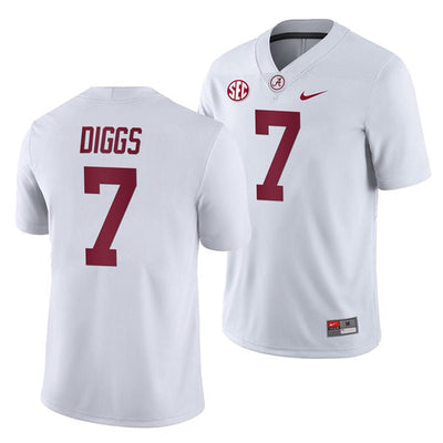 Men's #7 Trevon Diggs Alabama Crimson Tide  Football Jersey