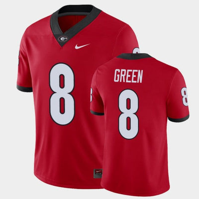Men's #8 AJ Green Georgia Bulldogs Football Jersey