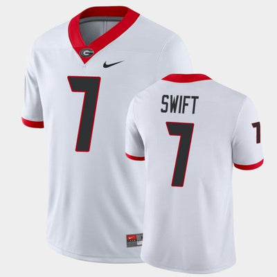 Men's #7 Andre Swift Georgia Bulldogs Football Jersey