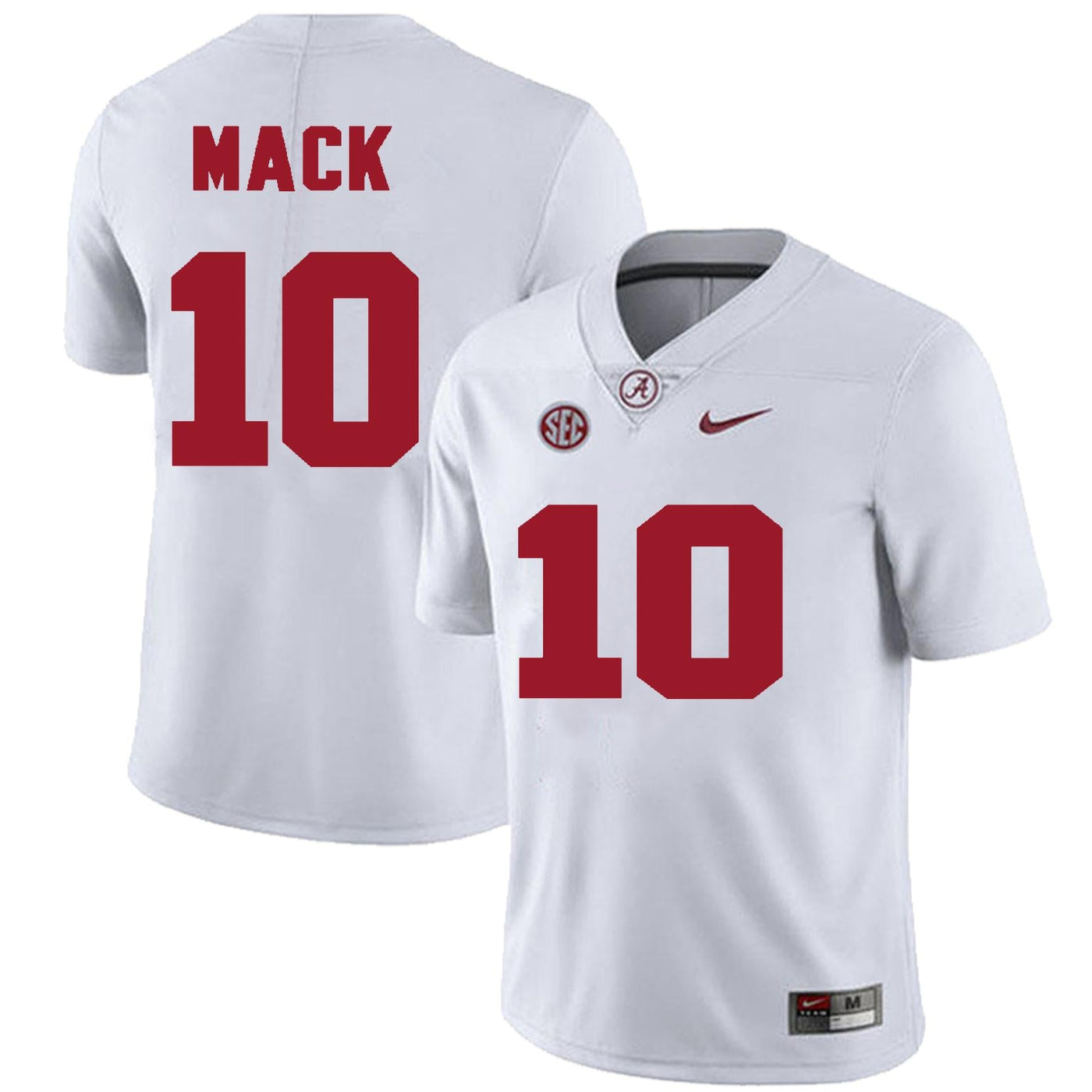 Men's #10 Austin Mack Alabama Crimson Tide Football Jersey
